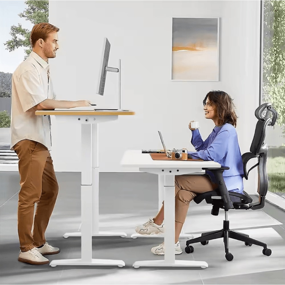 Smart Electric Standing Laptop Desk Height Adjustable Sit Stand Table For Home Office 3