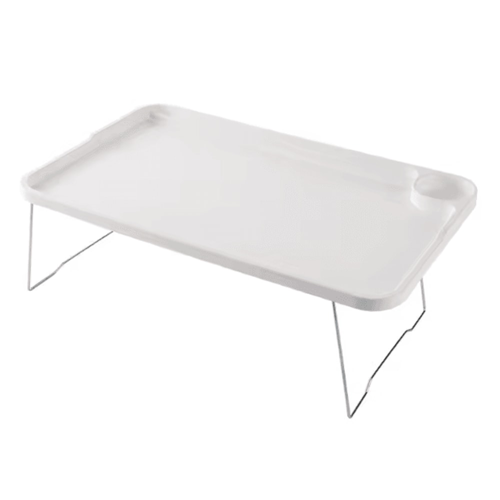 Portable MultiFunction Lap Tray Desk Foldable Bed Table With Cup Holder For Laptop And Study 4