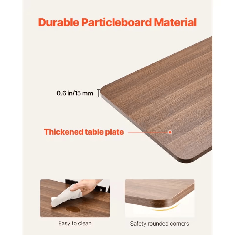 Mobile Overbed Table Adjustable Laptop Desk With Swivel Casters For Home Office And Study 3