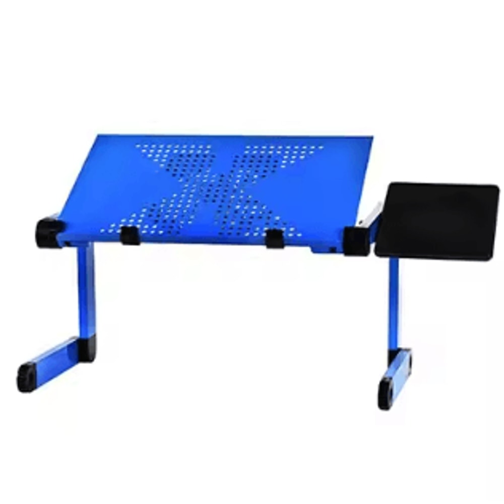 Portable Folding Laptop Table Adjustable Aluminum Desk For Dormitory And Bed Use 4