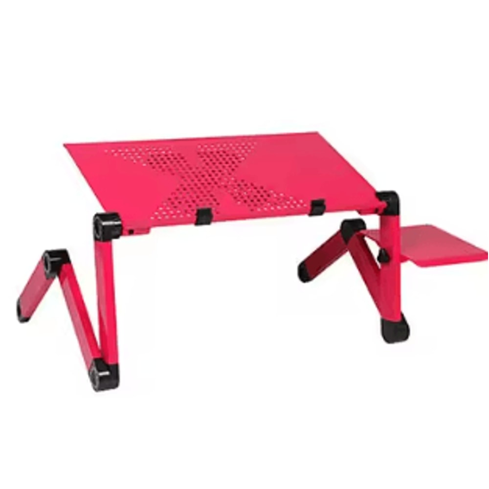Portable Folding Laptop Table Adjustable Aluminum Desk For Dormitory And Bed Use 5