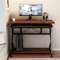 Small Computer Desk With Keyboard Tray And Monitor Shelf Compact Home Office Laptop Table 0