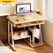 Small Computer Desk With Keyboard Tray And Monitor Shelf Compact Home Office Laptop Table 2