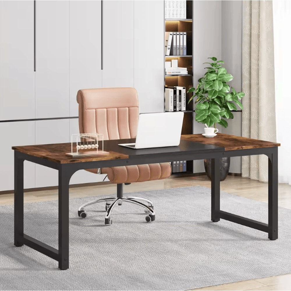 Tribesigns Large Office Desk Computer Table Home Office Workstation Writing Desk 1