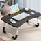Foldable Laptop Bed Table Portable Lap Desk With Tablet Slot And Cup Holder 6