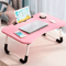 Foldable Laptop Bed Table Portable Lap Desk With Tablet Slot And Cup Holder 8