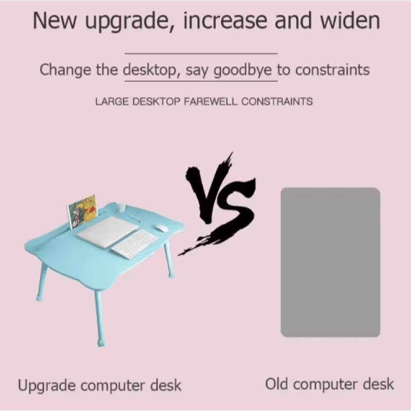 Portable Foldable Bed Desk Laptop Table For Window Seat And Bedroom Use 3