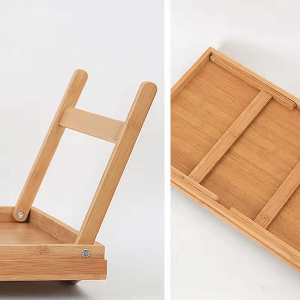 Foldable Bed Tray Table With MultiAngle Laptop Stand Adjustable Tatami Style Desk For Bedroom And B 3