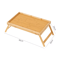 Bamboo Folding Bed Tray Table With Portable Lap Desk Design 4