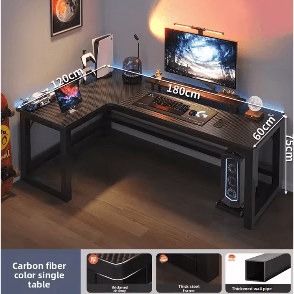 Premium Corner Computer Desk For Home Office Study Gaming Workstation 6