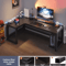 Premium Corner Computer Desk For Home Office Study Gaming Workstation 10