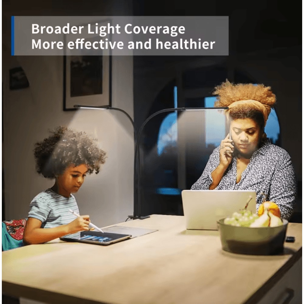 Portable Foldable Clip On LED Desk Lamp With Timer For Study Reading And Office 5