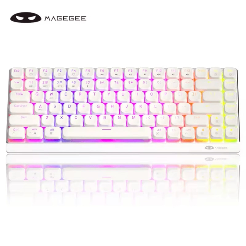 Moon84 Wireless Mechanical Keyboard RGB Triple Mode 24GHz Bluetooth USBC For PC Laptop 0