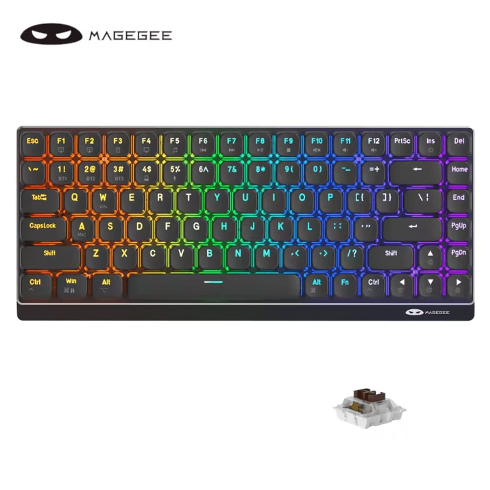 Moon84 Wireless Mechanical Keyboard RGB Triple Mode 24GHz Bluetooth USBC For PC Laptop 8