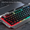 EWEADN GX80Z Gaming Silent Keyboard With All Metal Panel USB Wired Backlight 2