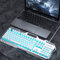 EWEADN GX80Z Gaming Silent Keyboard With All Metal Panel USB Wired Backlight 5