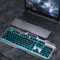 EWEADN GX80Z Gaming Silent Keyboard With All Metal Panel USB Wired Backlight 6