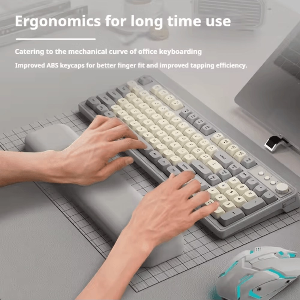 EWEADN G98 Gaming And Office Keyboard With Rainbow Backlit USB Wired Connection 3