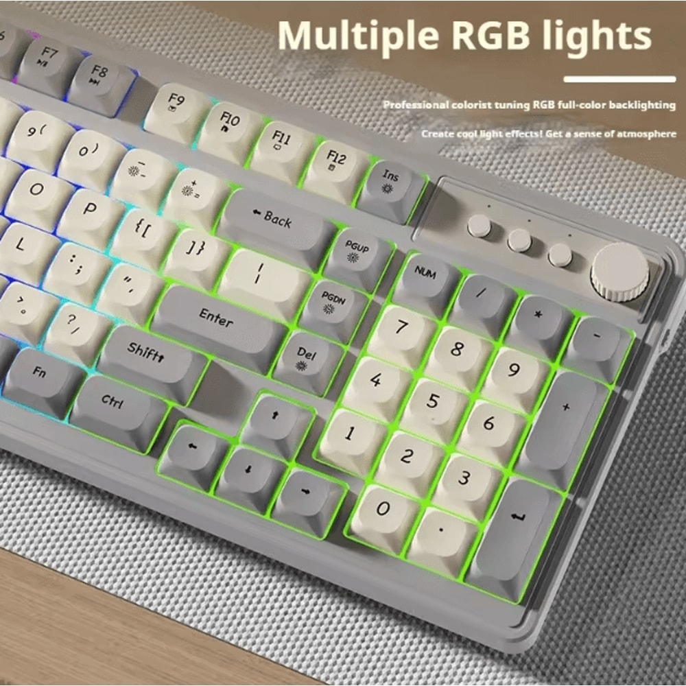 EWEADN G98 Gaming And Office Keyboard With Rainbow Backlit USB Wired Connection 4