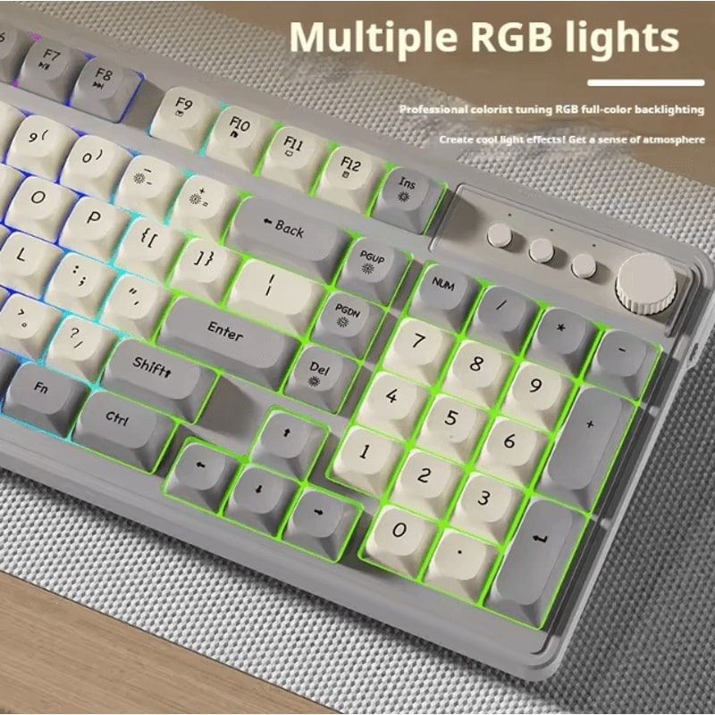 EWEADN G98 Gaming And Office Keyboard With Rainbow Backlit USB Wired Connection 4