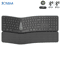 JOMAA Full Size Wireless Ergonomic Keyboard With Palm Rest Bluetooth And 24G Connection 0