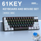 APAYADO K61 Mini Mechanical Keyboard Wired 61 Keys Phantom RGB Portable Gaming Keyboard 1