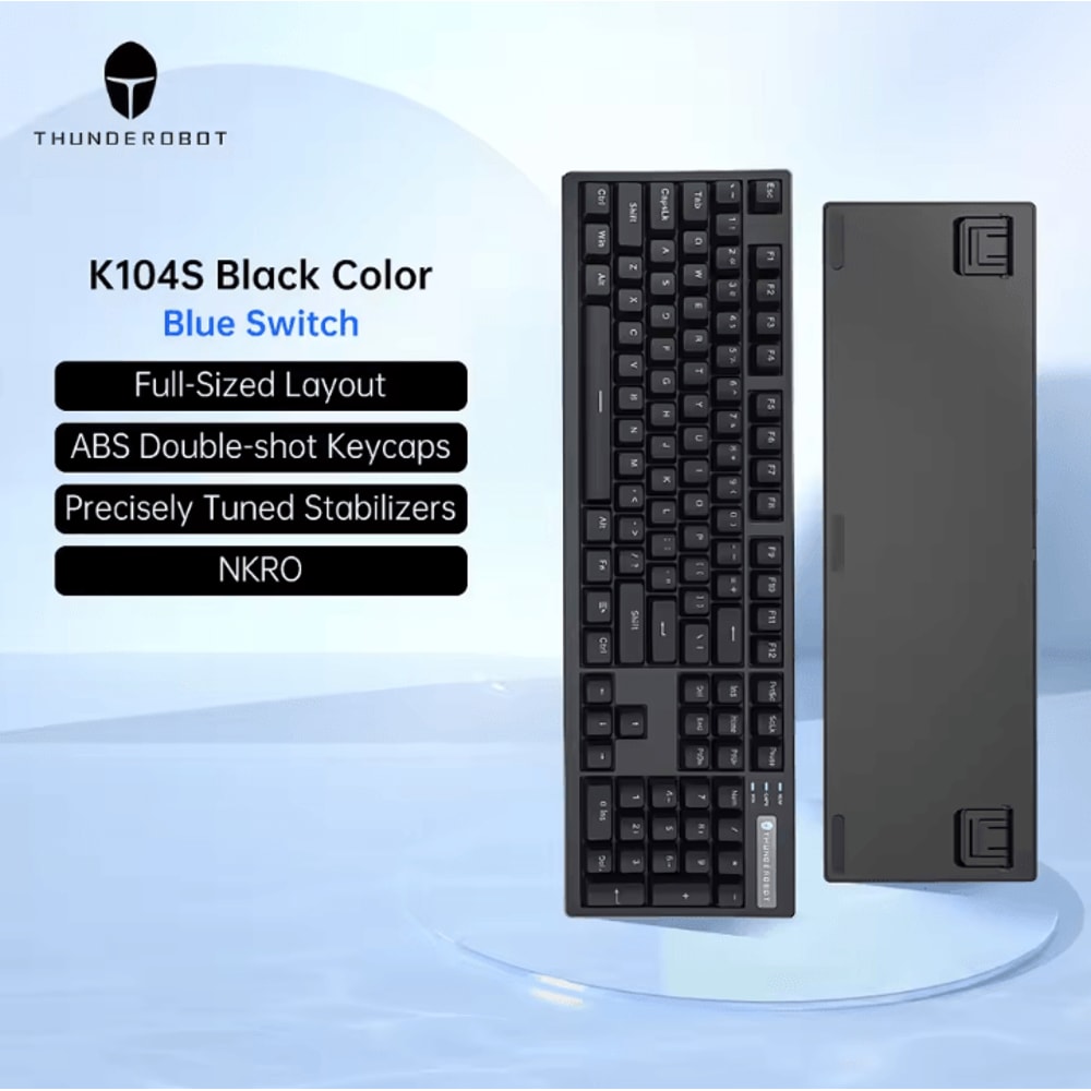 Thunderobot K104S Mechanical Keyboard Full Size Wired Gaming And Office Keyboard 6