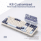 K8 Wireless Mechanical Keyboard With Tri Mode Connection Full Key Hot Swap And Lighting Effects 1