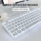 EWEADN GX710S Office Keyboard Silent All Metal Panel With Water Drop Keycaps Wired For Game And Off 0