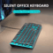 EWEADN GX710S Office Keyboard Silent All Metal Panel With Water Drop Keycaps Wired For Game And Off 10
