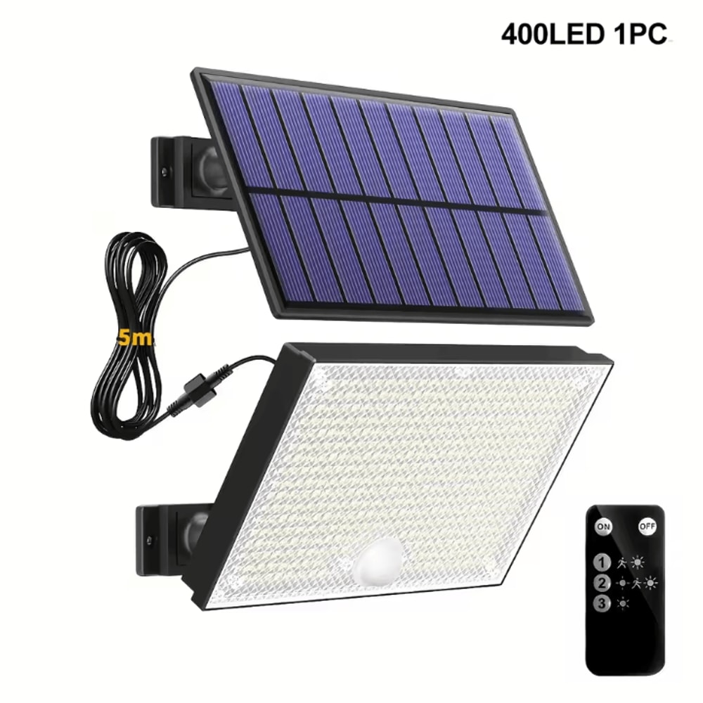 Solar Outdoor Motion Sensor Security Lights With Waterproof Flood Design 11
