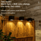 LED Solar Light Outdoor Garden Square Wall Lamp Outdoor Courtyard Garden Fence Lighting Wall Decora 1
