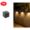 LED Solar Light Outdoor Garden Square Wall Lamp Outdoor Courtyard Garden Fence Lighting Wall Decora 5
