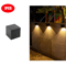 LED Solar Light Outdoor Garden Square Wall Lamp Outdoor Courtyard Garden Fence Lighting Wall Decora 5