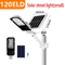 200W Powerful Solar Street Light Outdoor 6000mAh Waterproof Dusk To Dawn Garden Garage Lamp 6