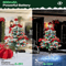 Solar Cedar Christmas Tree Lights Outdoor Patio Garden Lawn Lamp Solar Festive Decor 3
