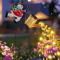 Solar Snowman Kettle Outdoor Garden Lights Hanging LED Santa Claus Watering Can Light Solar Light F 5