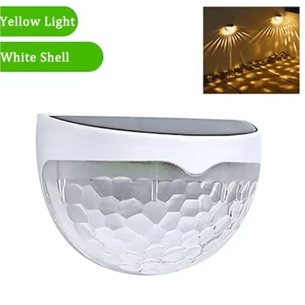 LED Solar Light Outdoor Wall Lamps Energy Garden Lamps Waterproof Solar Fence Lamp For Christmas De 6