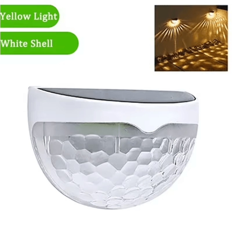 LED Solar Light Outdoor Wall Lamps Energy Garden Lamps Waterproof Solar Fence Lamp For Christmas De 6