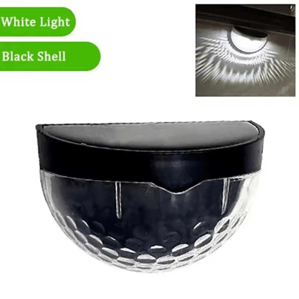 LED Solar Light Outdoor Wall Lamps Energy Garden Lamps Waterproof Solar Fence Lamp For Christmas De 8