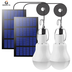 led solar bulb light waterproof outdoor usb charged hanging emergency sunlight powered lamp portable powerful indoor