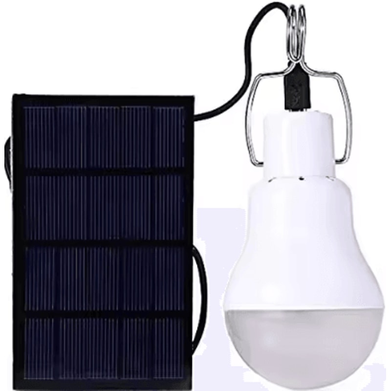 LED Solar Bulb Light Waterproof Outdoor USB Charged Hanging Emergency Sunlight Powered Lamp Portabl 6