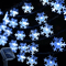 Outdoor Snowflake Solar Light String 5M 7M 12M Garland Lights For Garden Christmas Wedding Party De 0