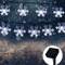 Outdoor Snowflake Solar Light String 5M 7M 12M Garland Lights For Garden Christmas Wedding Party De 5