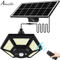 Solar 180 LED Pendant Shed Light 1000 LM RemoteControlled IndoorOutdoor Solar Lamp 0