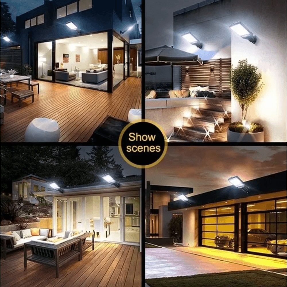 Solar Outdoor LED Motion Sensor Light Auto OnOff Weatherproof Garden Wall Lamp 5