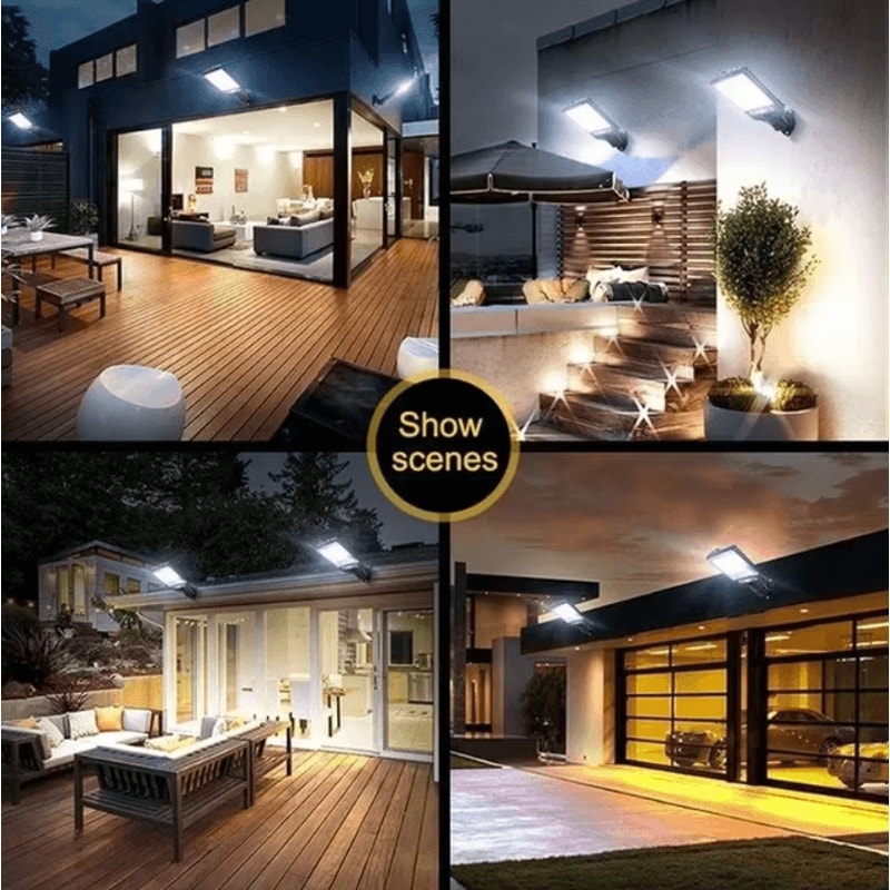 Solar Outdoor LED Motion Sensor Light Auto OnOff Weatherproof Garden Wall Lamp 5