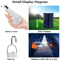 Solar USBSolar Dual Charging Portable LED Bulb Waterproof Emergency Outdoor Light 2