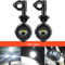 40W LED Motorcycle Auxiliary Driving Fog Lights Super Bright 6000K Universal Spot Lamps 4