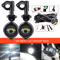 40W LED Motorcycle Auxiliary Driving Fog Lights Super Bright 6000K Universal Spot Lamps 5